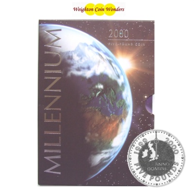 2000 BU £5 Coin Pack - Millennium